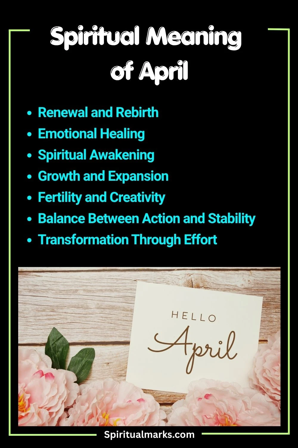 What Does April Symbolize Spiritually