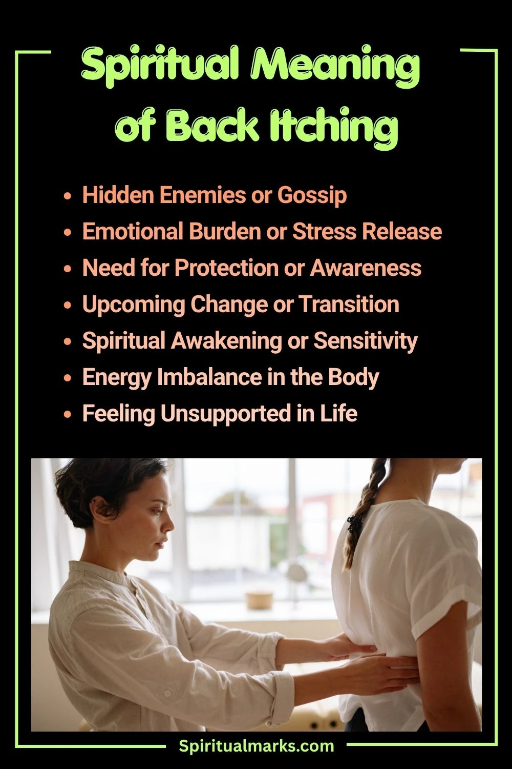 What Does Back Itching Mean Spiritually