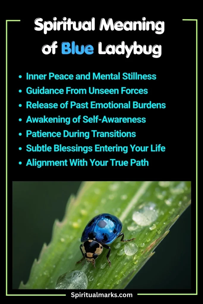 What Does Blue Ladybug Symbolize Spiritually