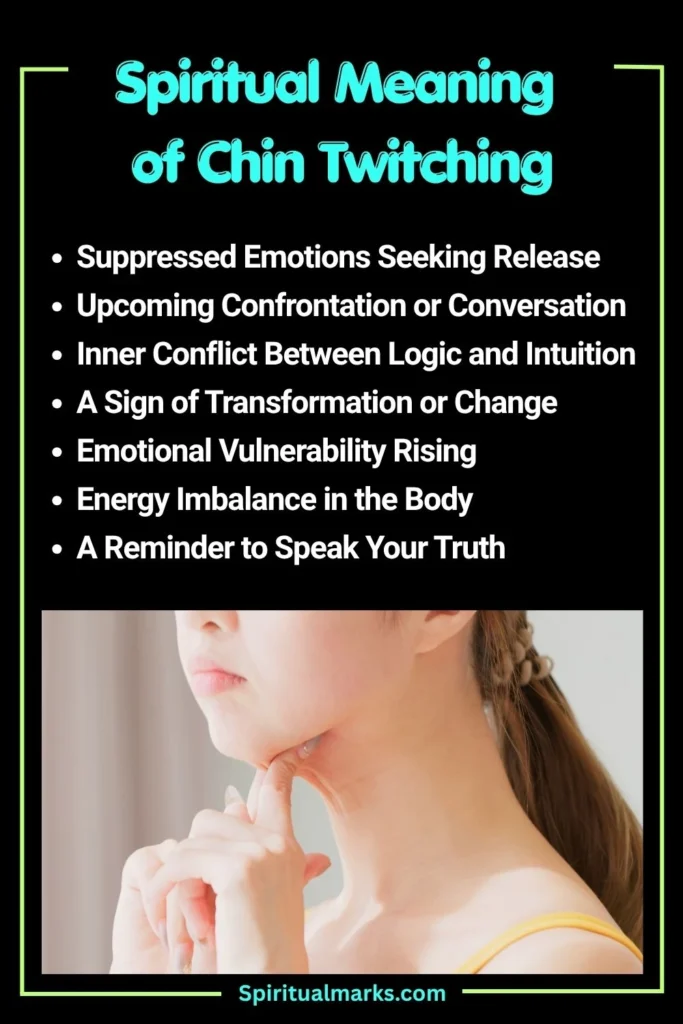 What Does It Mean Spiritually When Your Chin Twitches