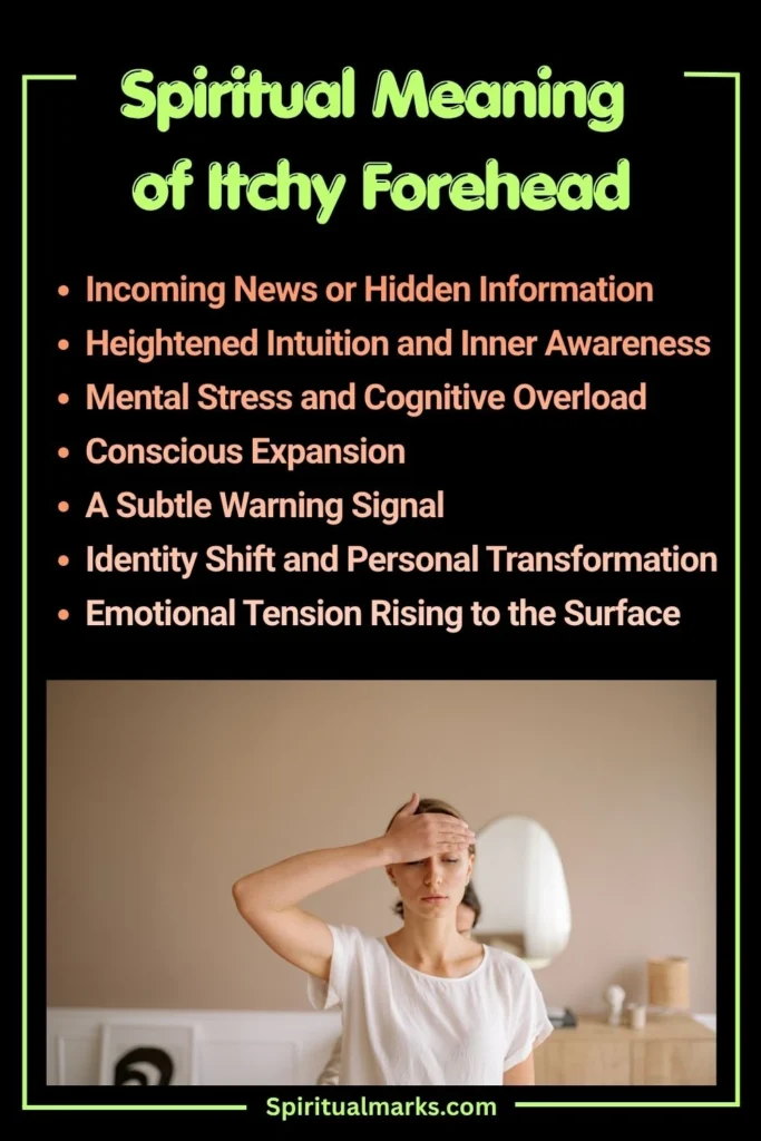 What Does an Itchy Forehead Mean Spiritually