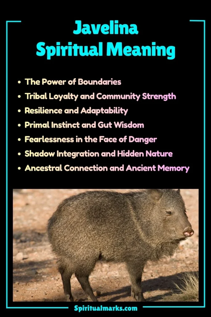 Javelina Spiritual Meaning, Symbolism and Cultural Significance