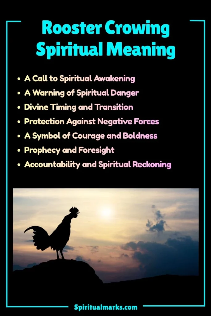 Rooster Crowing Spiritual Meaning, Symbolism and Cultural Significance